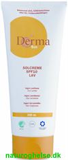 Derma Solcreme Lav beskyttelse SPF 10 Svanem�rket